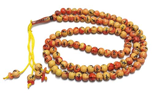 Eco-Friendly Orange Tasbih Beads for Hajj & Umrah