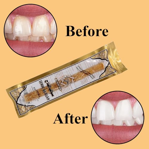Eco-Friendly Miswak Natural Toothbrushes by Sewak Al-Falah - Pack of 10