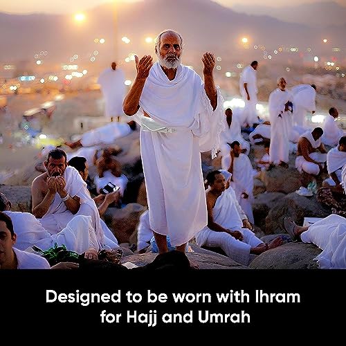 Eco-Conscious Adjustable Ihram Belt with Secure Phone Holder for Hajj and Umrah