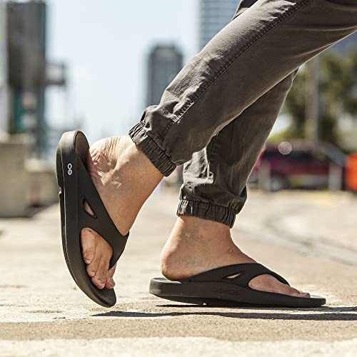 Eco-Conscious Recovery Sandals for Pilgrims: OOFOS OOriginal, Unisex Size