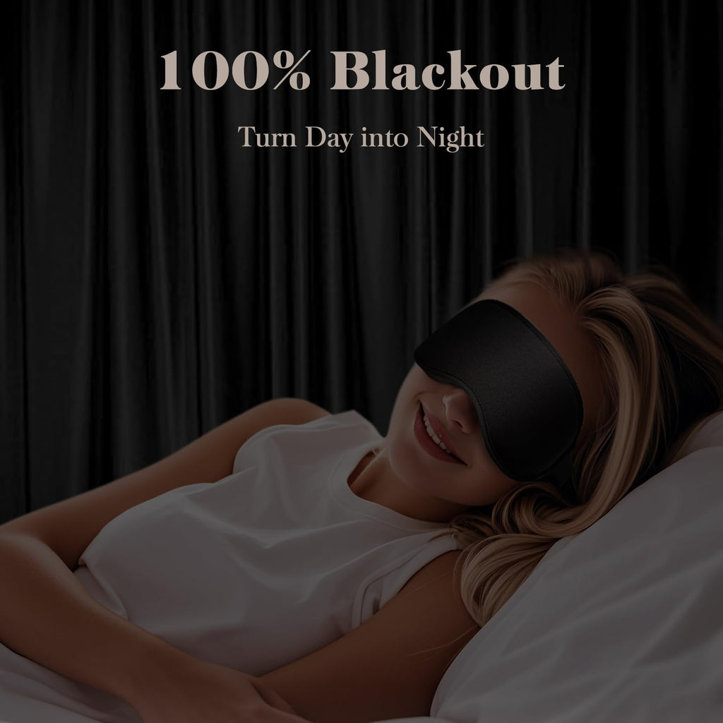 Fygrip 3D Cooling Eye Mask – Pressure-Free Light-Blocking Sleep Mask for Travel & Night Use