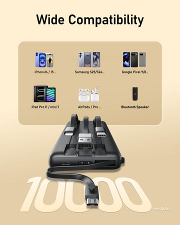 VEEKTOMX 10000mAh Travel Power Bank