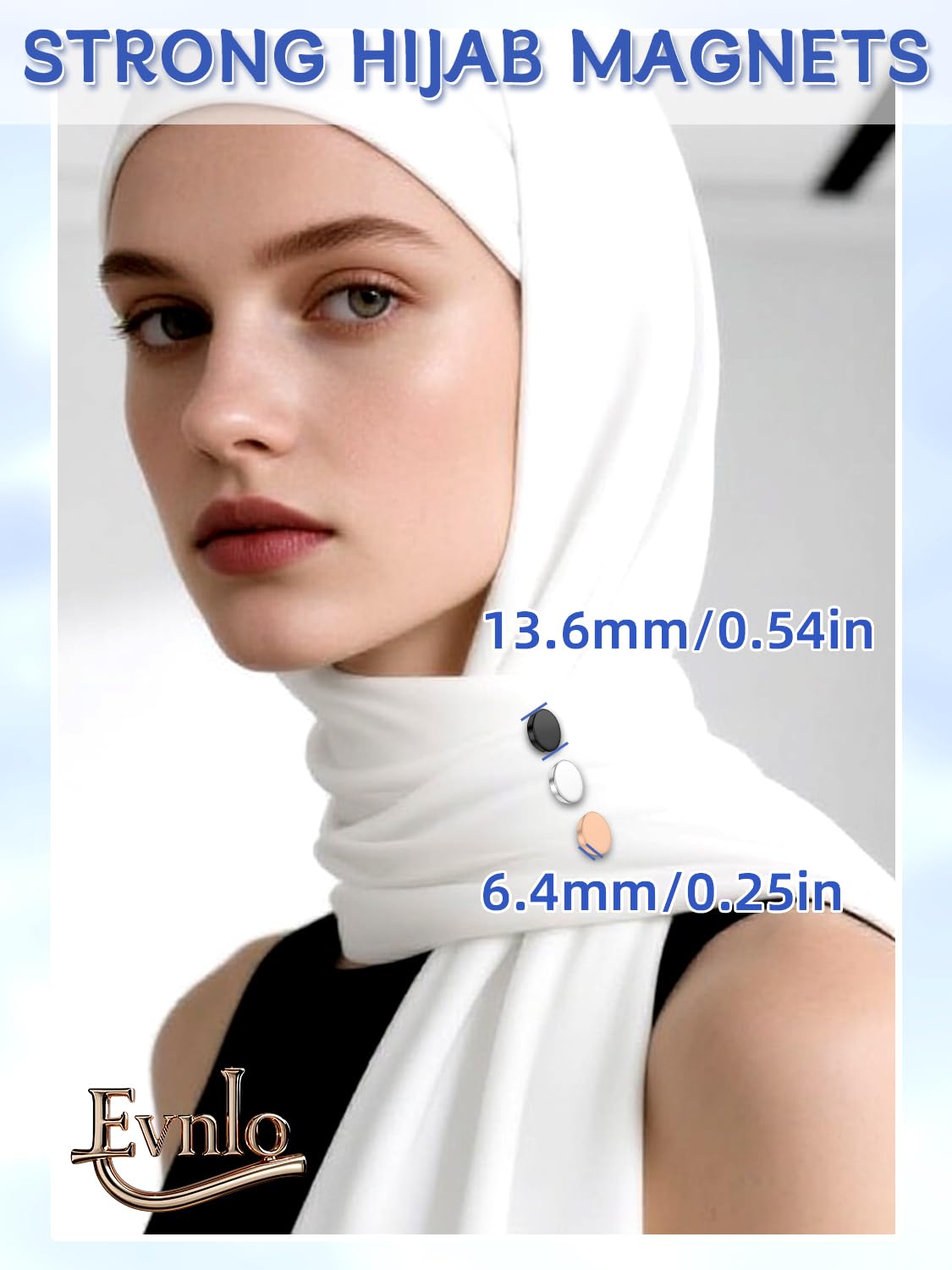Pinless Magnetic Hijab Pins – Safe & Gentle