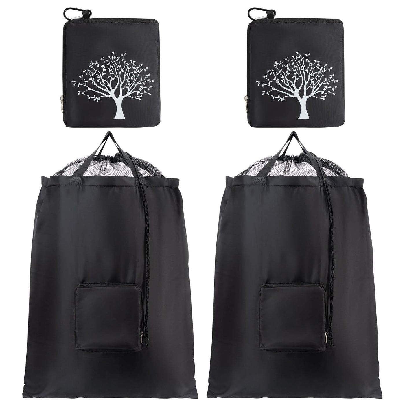 Foldable Travel Laundry Bags, 2 Pack