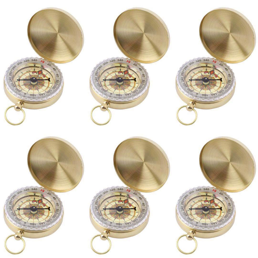 SHENQIDZ Camping Survival Compass – Pocket Compass for Kids, Hiking & Camping Essentials