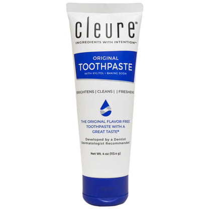 Eco-Friendly Natural Toothpaste for Kids & Adults - Safe, Flavor-Free, & Whitens