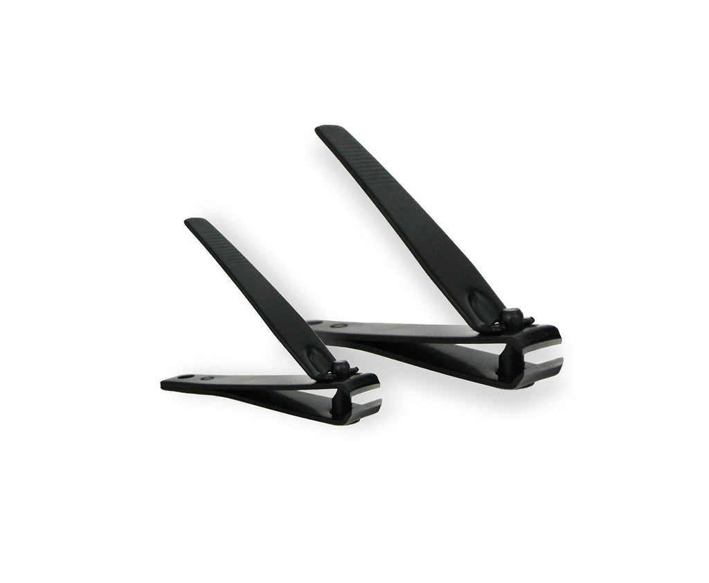 Amazon Basics Toenail Clipper and Fingernail Clipper Set, Black