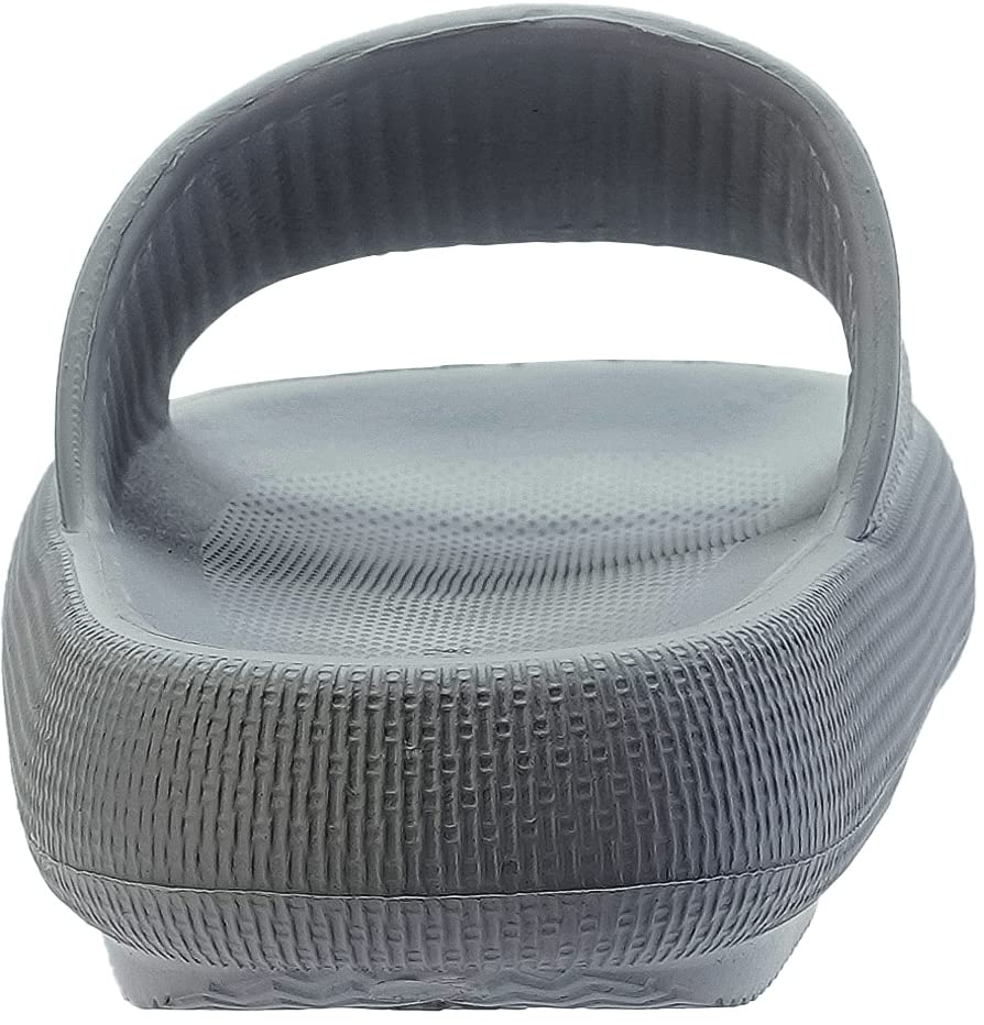 Eco-Friendly Comfort Slides for Outdoor Enthusiasts - Grey