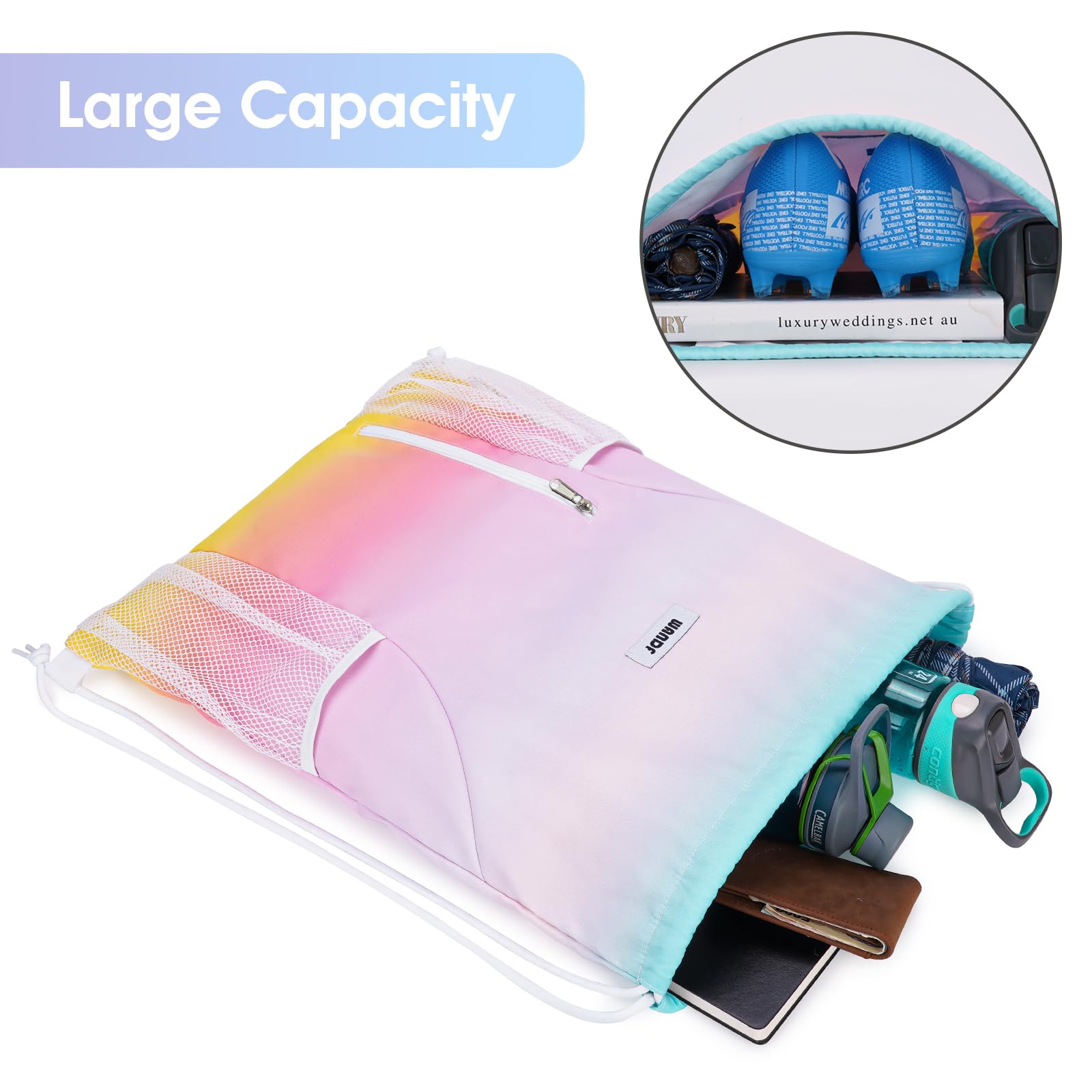 Eco-Friendly Drawstring Backpack for Hajj/Umrah