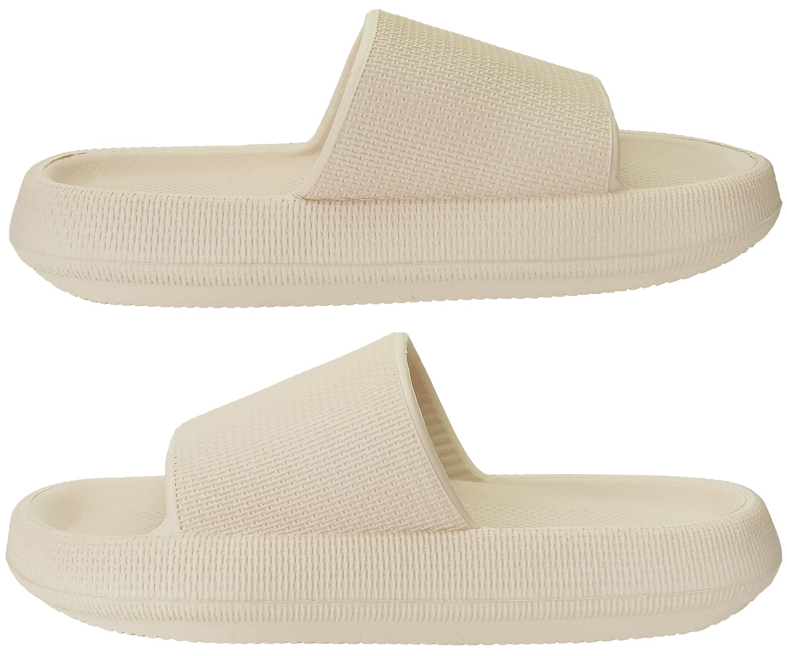 Eco-Friendly Comfort Slides for Home and Outdoors - Khaki