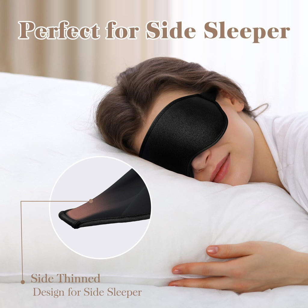 Fygrip 3D Cooling Eye Mask – Pressure-Free Light-Blocking Sleep Mask for Travel & Night Use