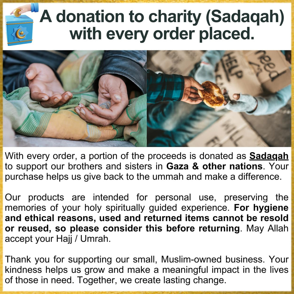 UMMA ESSENTIALS, Ihram Ehram Ahram for Men, 100% Cotton, Hajj Umrah Ihram Ehram Towels, Hypoallergenic, Quick-Drying, Lightweight, Breathable, 2 Count, White, Adult Size 110 x 220cm = 43X86 inch