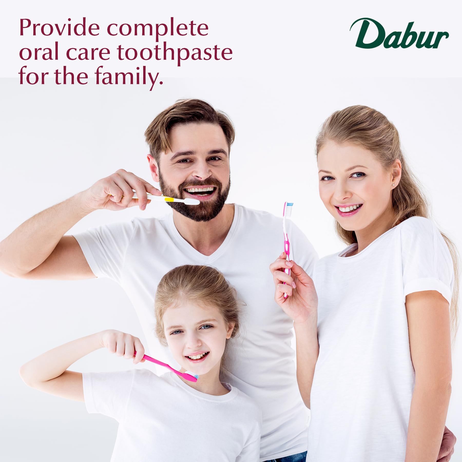 Dabur Meswak Herbal Toothpaste - All Natural Toothpaste for a Refreshing Oral Care Experience - Unmatched Freshness of Dabur's Natural Toothpaste, Formulated with Care for Your Oral Well-Being - 200g