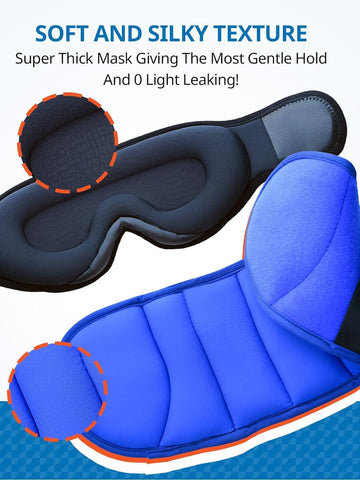 Airplane Head Support Pillow with Sleep Mask