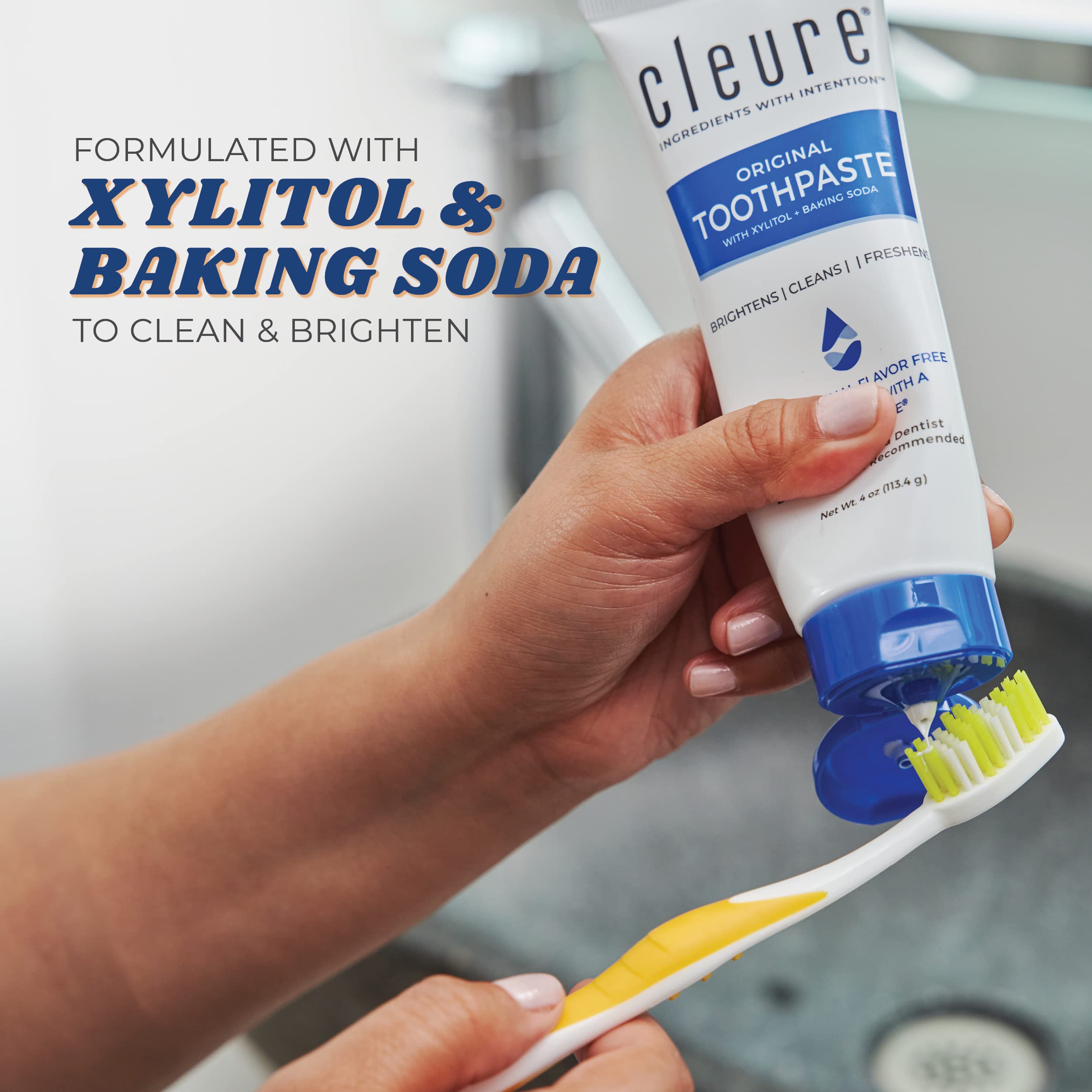 Eco-Friendly Natural Toothpaste for Kids & Adults - Safe, Flavor-Free, & Whitens