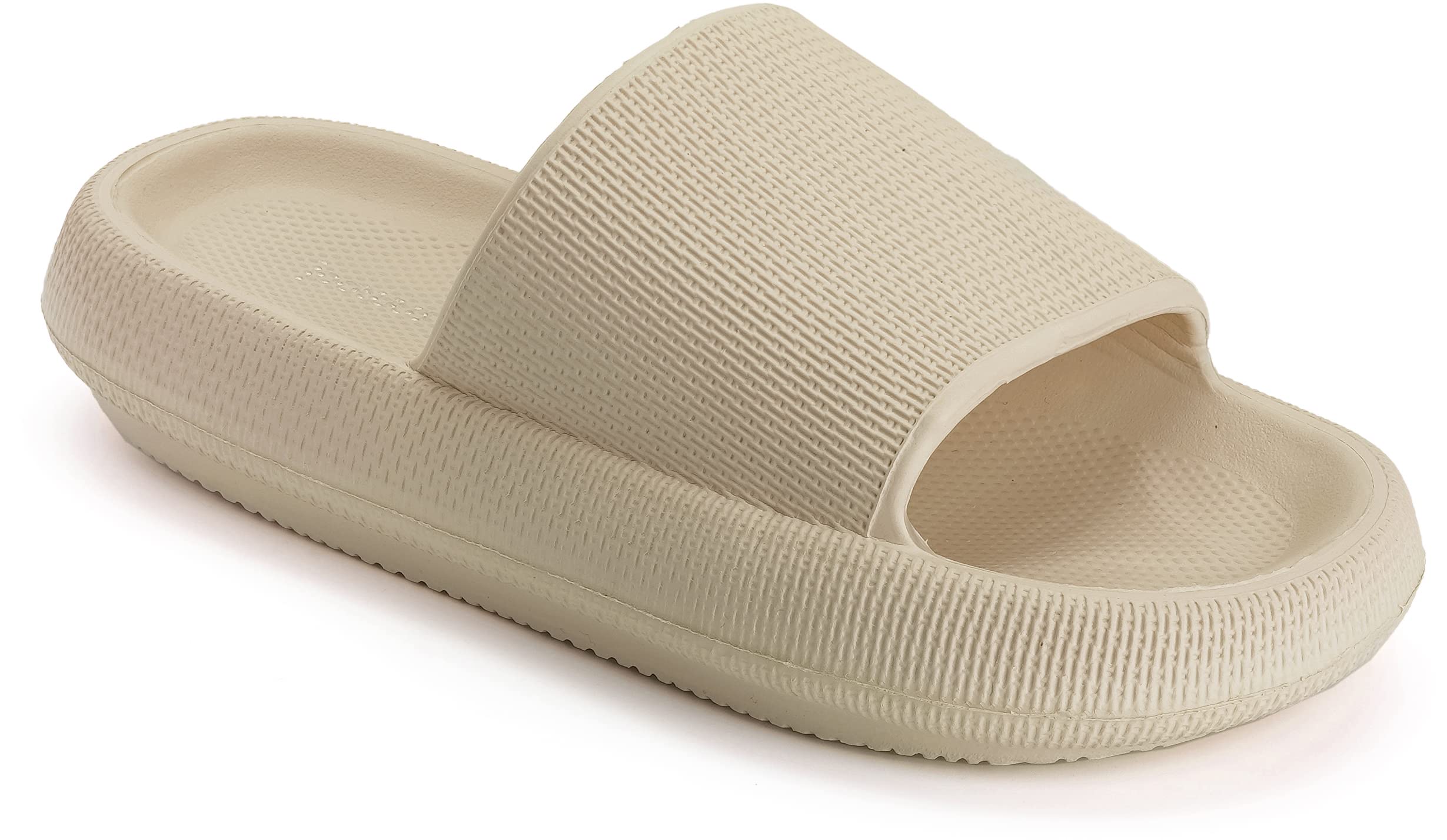 Eco-Friendly Comfort Slides for Home and Outdoors - Khaki
