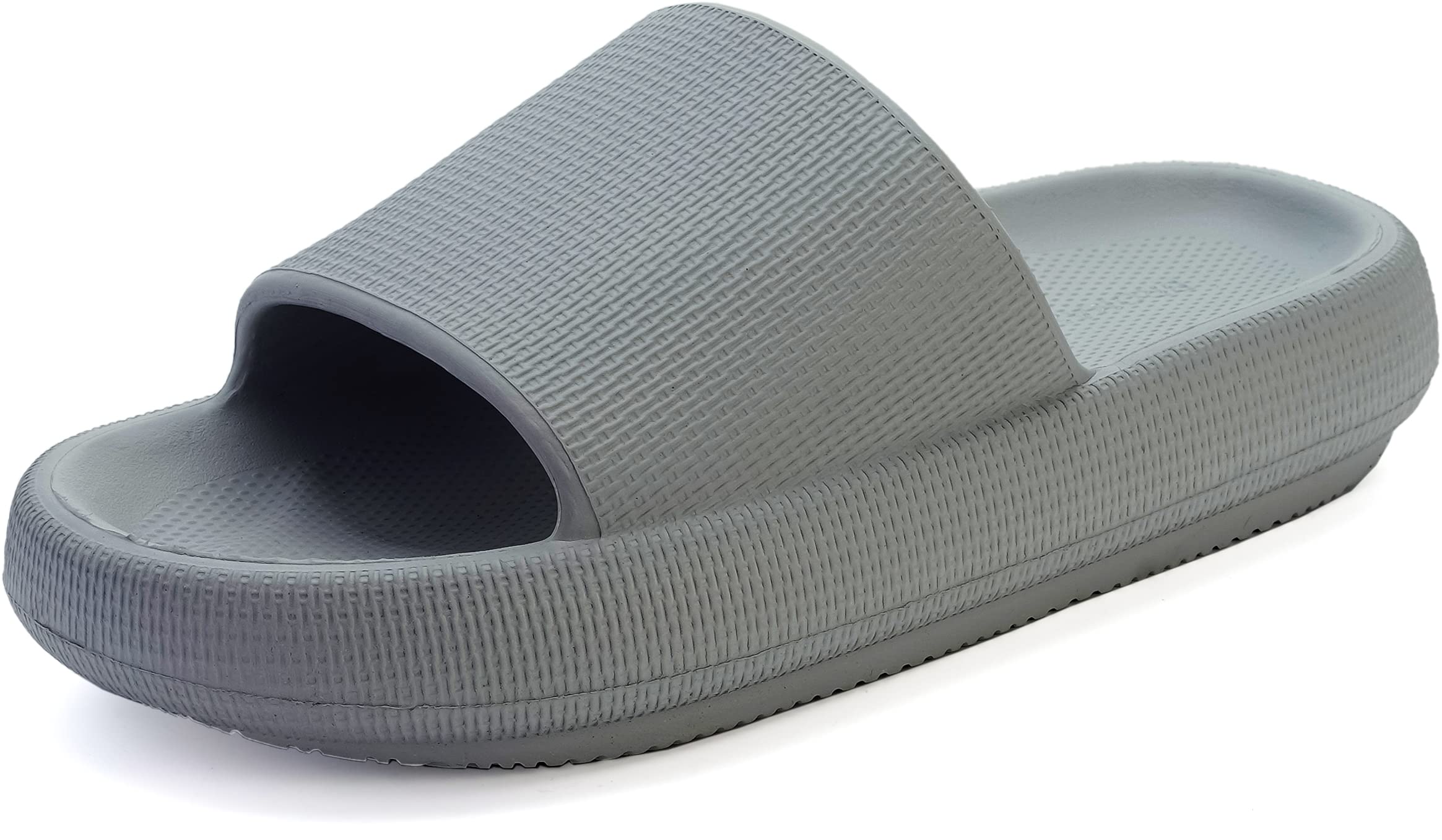 Eco-Friendly Comfort Slides for Outdoor Enthusiasts - Grey