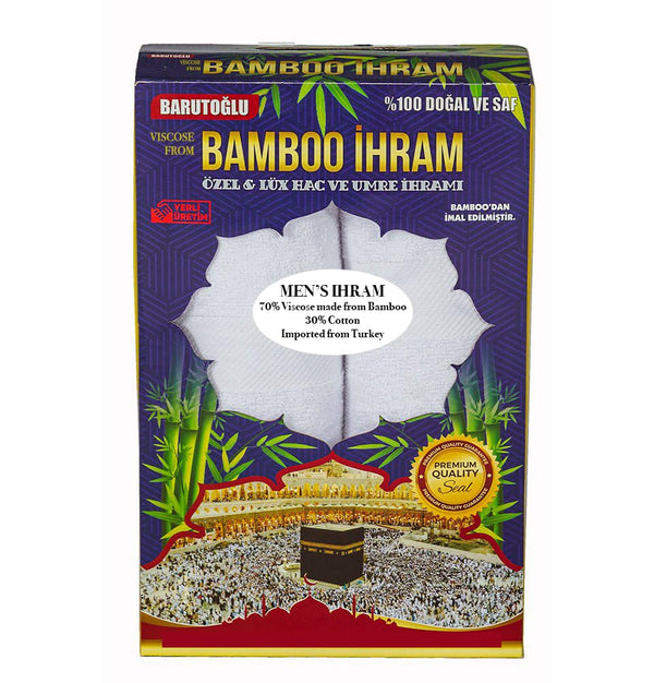 Men's Bamboo Cotton Ihram Set, 2 Piece