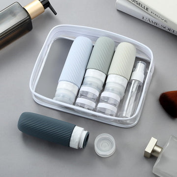 TSA Travel Toiletry Bottles and Jars, 16 Piece Set