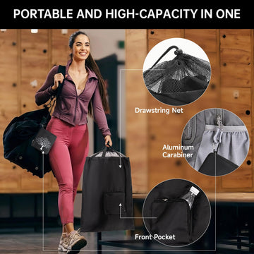 Foldable Travel Laundry Bags, 2 Pack, product image 4