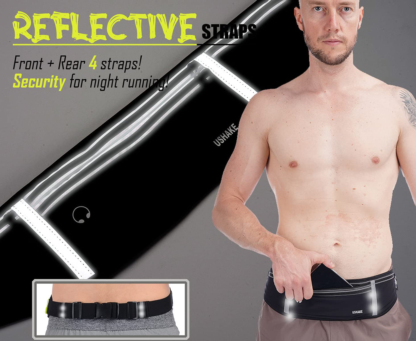 Eco-Friendly Running Belt for Active Lifestyles