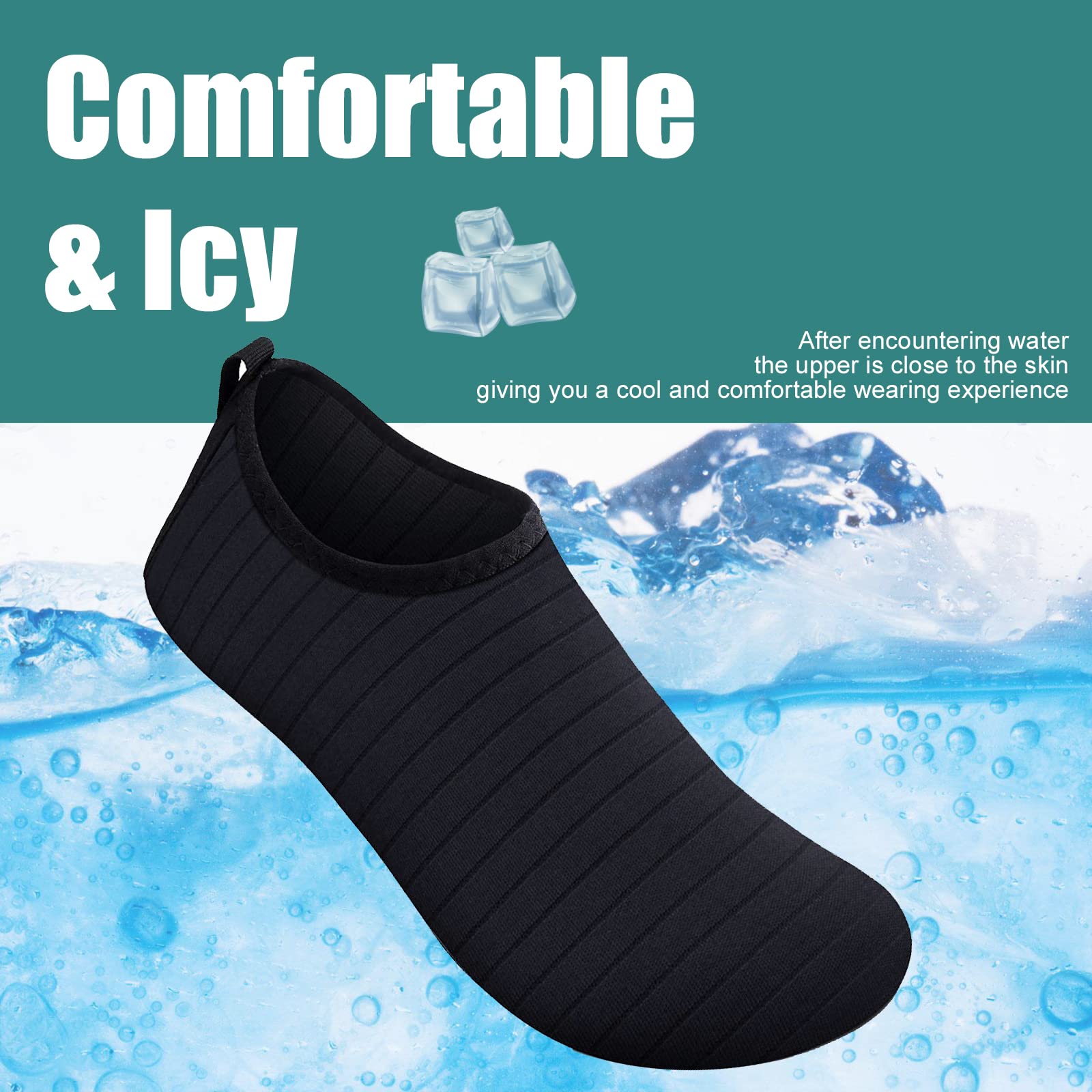 Eco-Conscious Quick-Dry Aqua Shoes for Beach and Water Sports