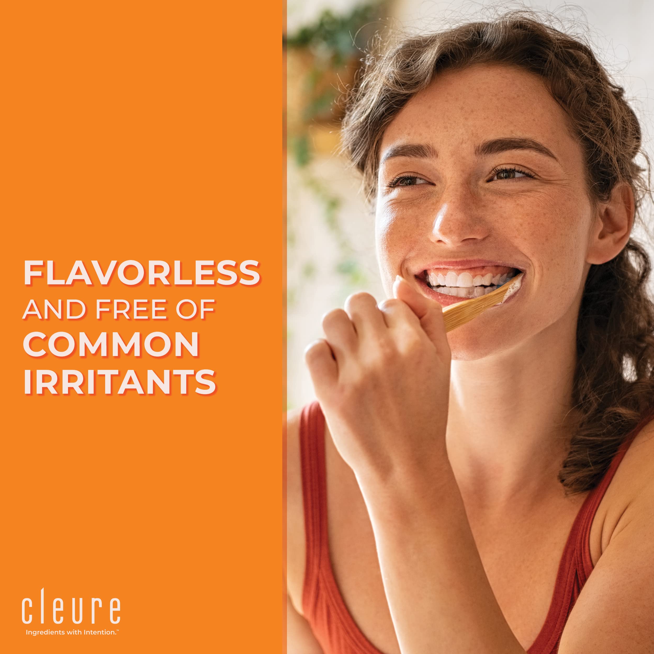 Eco-Friendly Natural Toothpaste for Kids & Adults - Safe, Flavor-Free, & Whitens