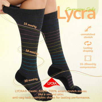 Merino Wool Compression Socks for Umrah Travel