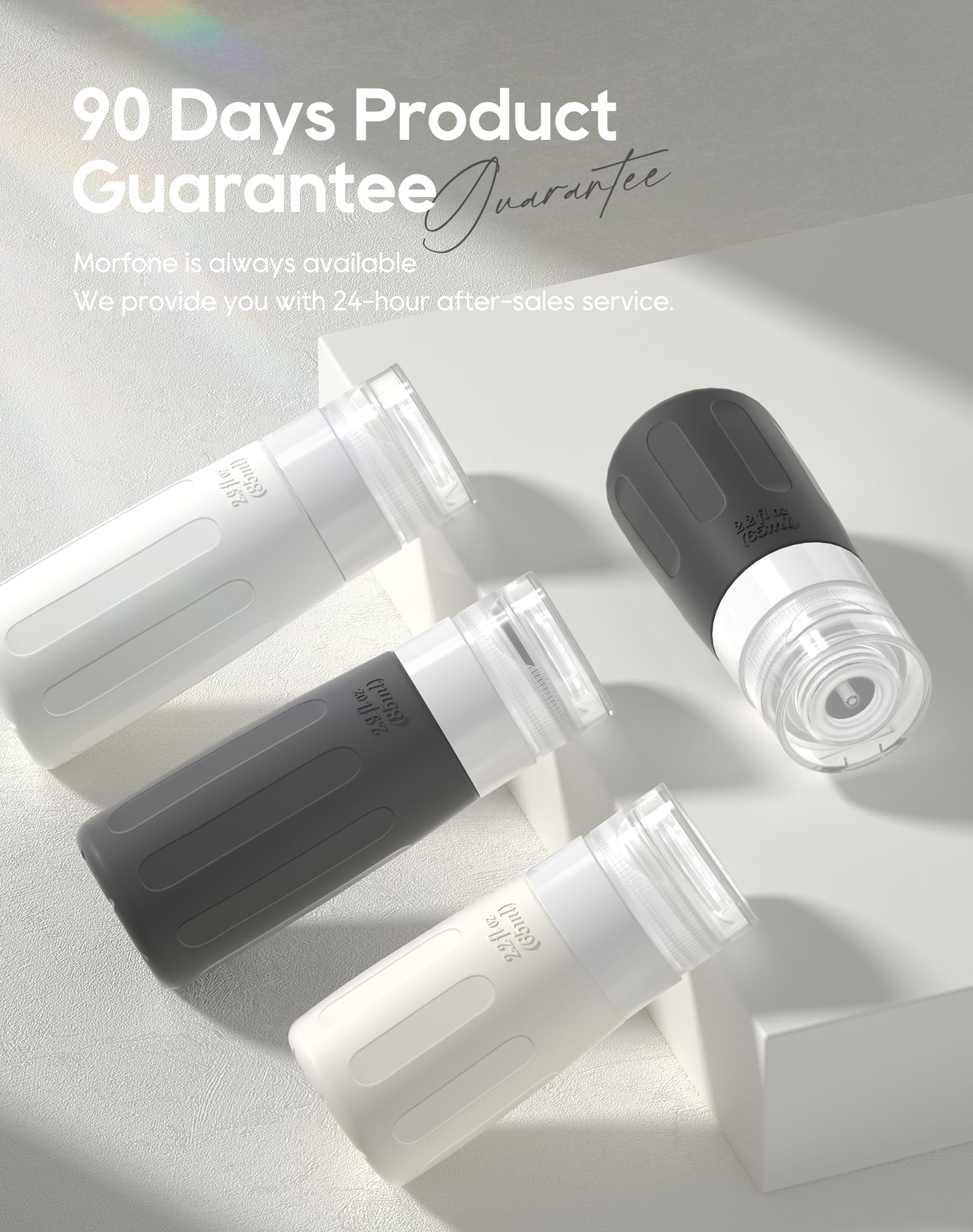 Morfone 16 Pack Silicone Travel Bottles Set for Toiletries TSA Approved Travel Containers Leakproof Squeezable Refillable Accessories 2oz 3oz Travel Essentials for Shampoo Lotion Liquids (BPA Free)