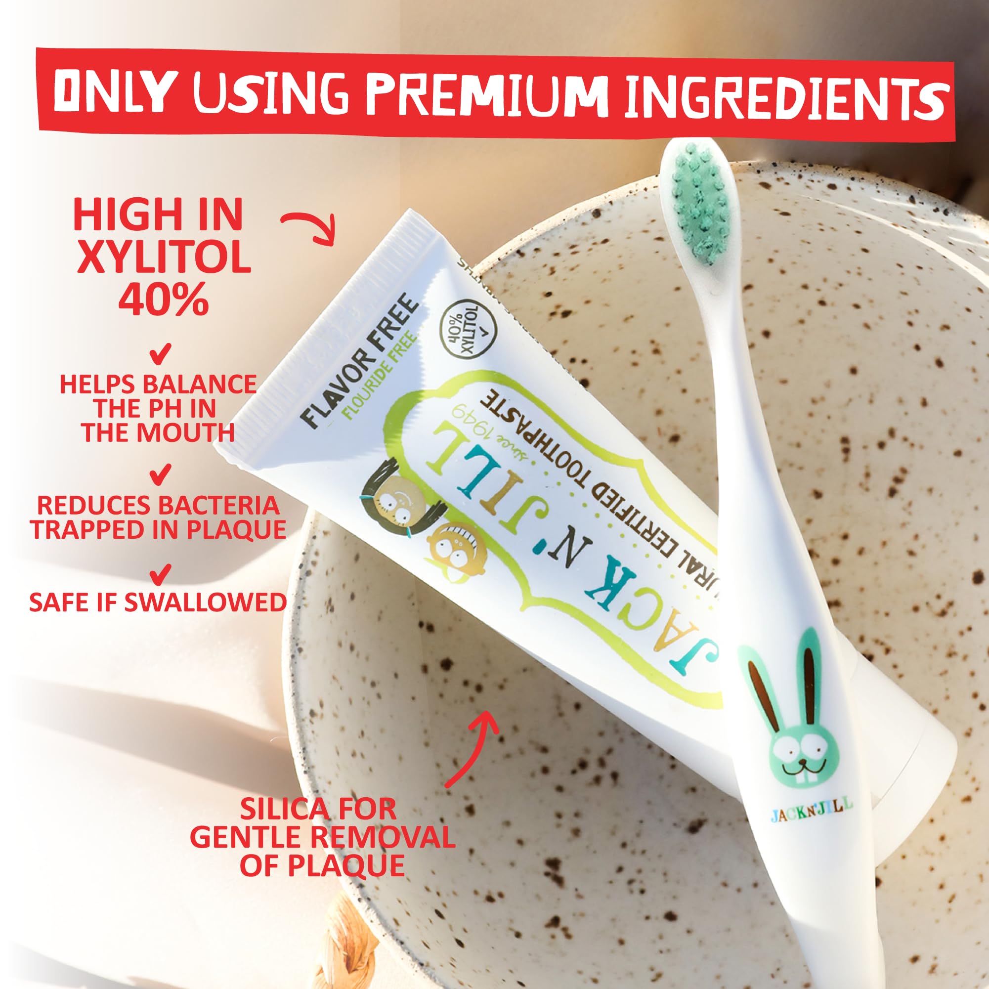 Eco-Friendly Toothpaste for Little Explorers - Safe, Fun, and Flavor-Free, 1.76 oz