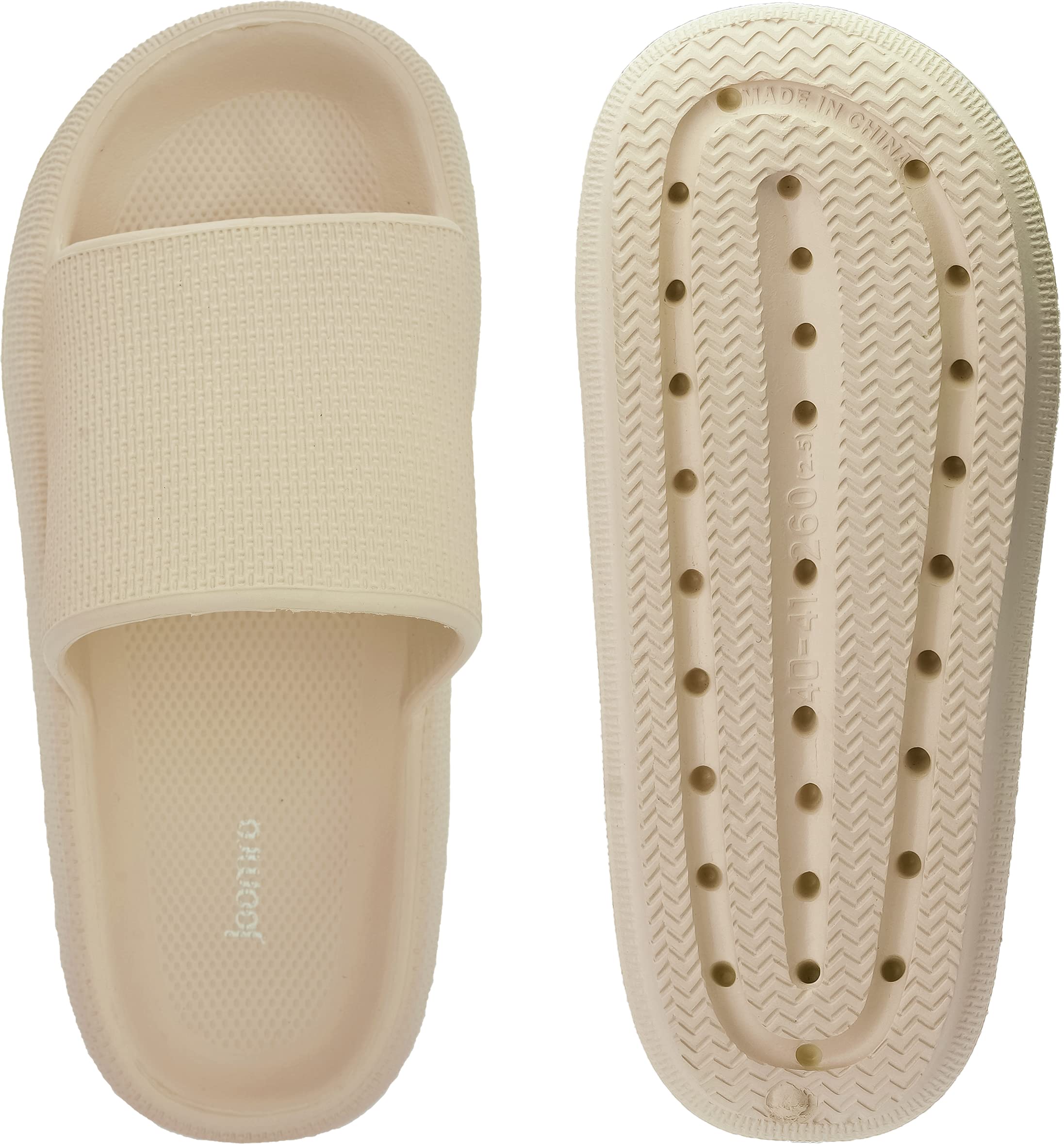 Eco-Friendly Comfort Slides for Home and Outdoors - Khaki