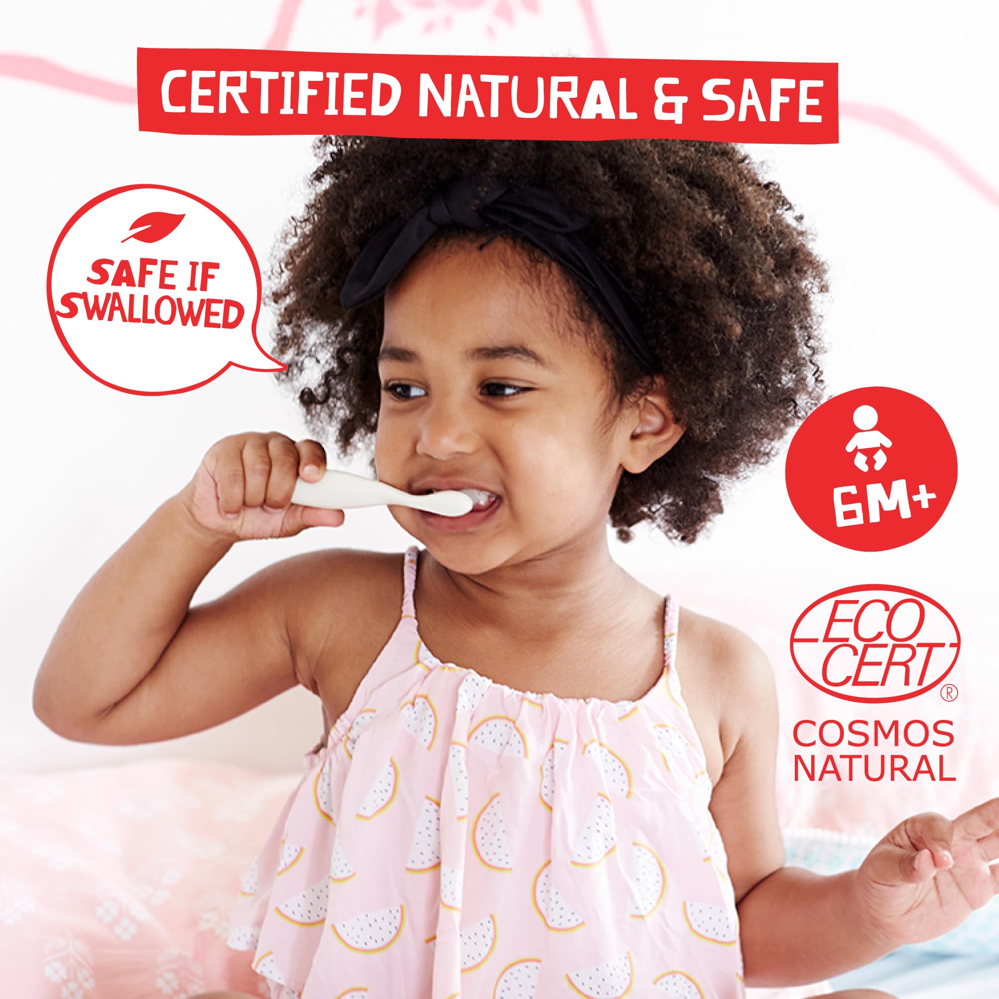 Eco-Friendly Toothpaste for Little Explorers - Safe, Fun, and Flavor-Free, 1.76 oz