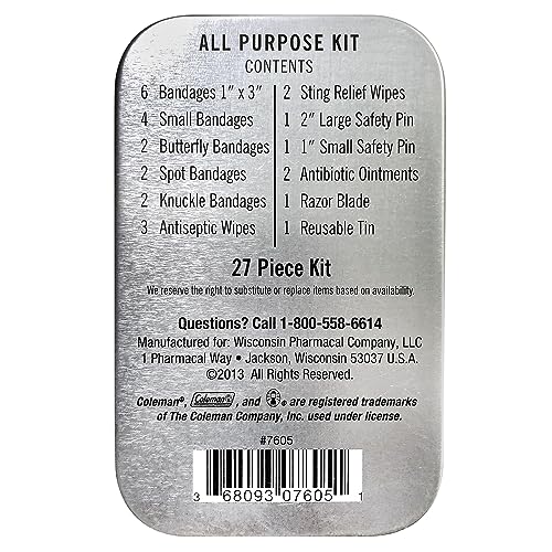 Coleman Mini First Aid Kit, 27 Pieces, product image 12
