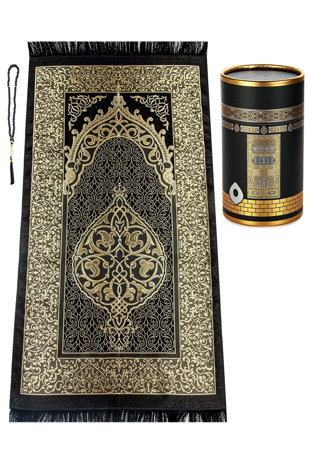 Portable Prayer Rug and Tasbih Gift Set