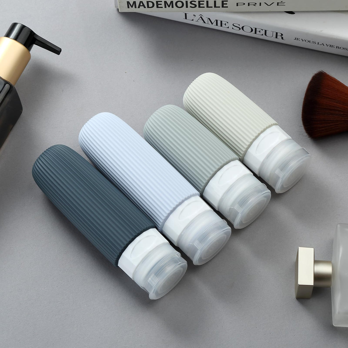 TSA Travel Toiletry Bottles and Jars, 16 Piece Set, product image 6