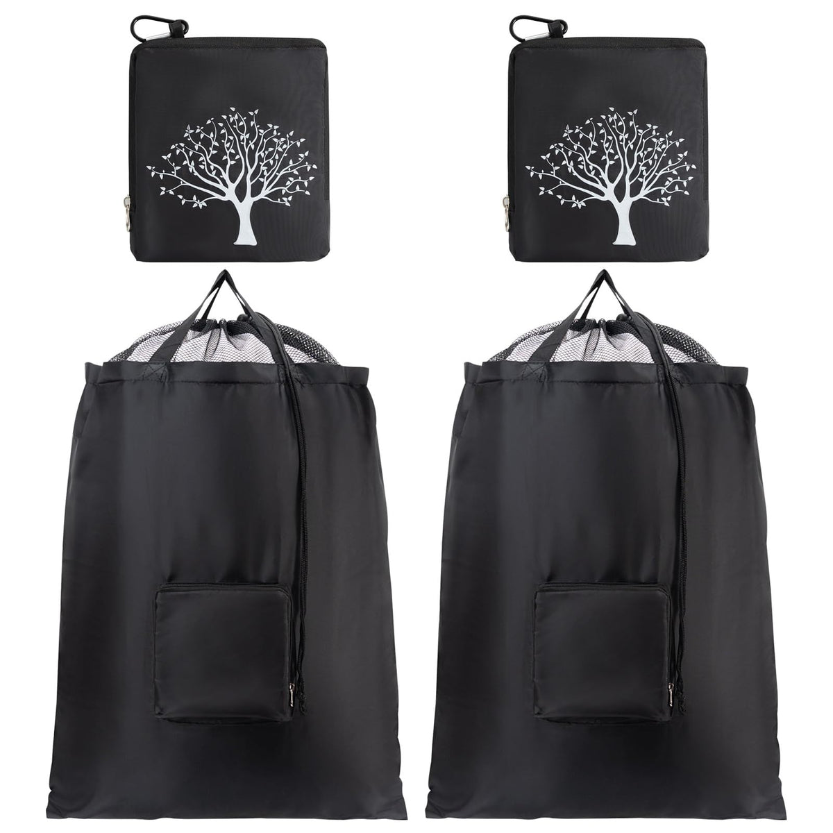 Foldable Travel Laundry Bags, 2 Pack