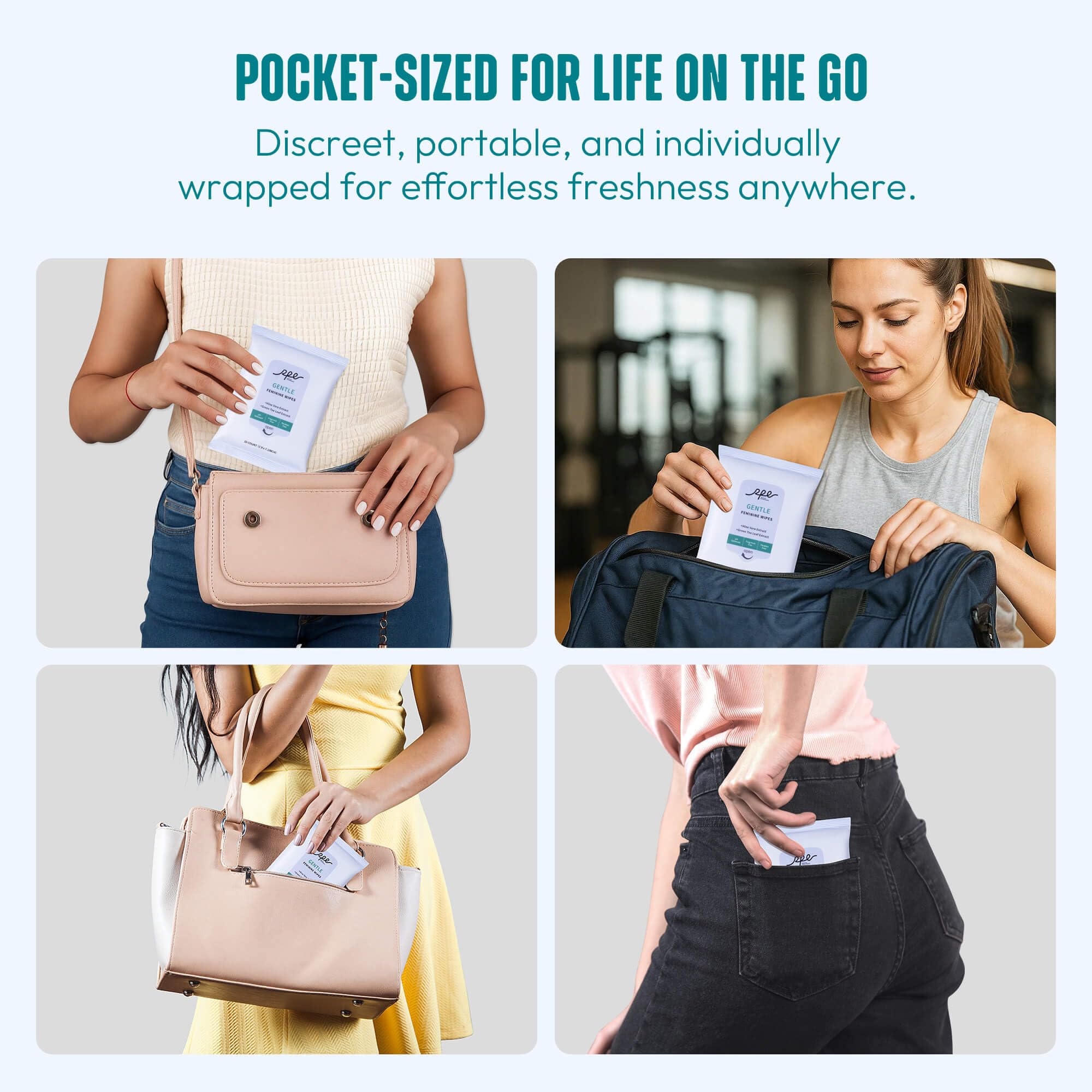 Personal Hygiene Wipes for Umrah – KaabaSharif modest essentials for women