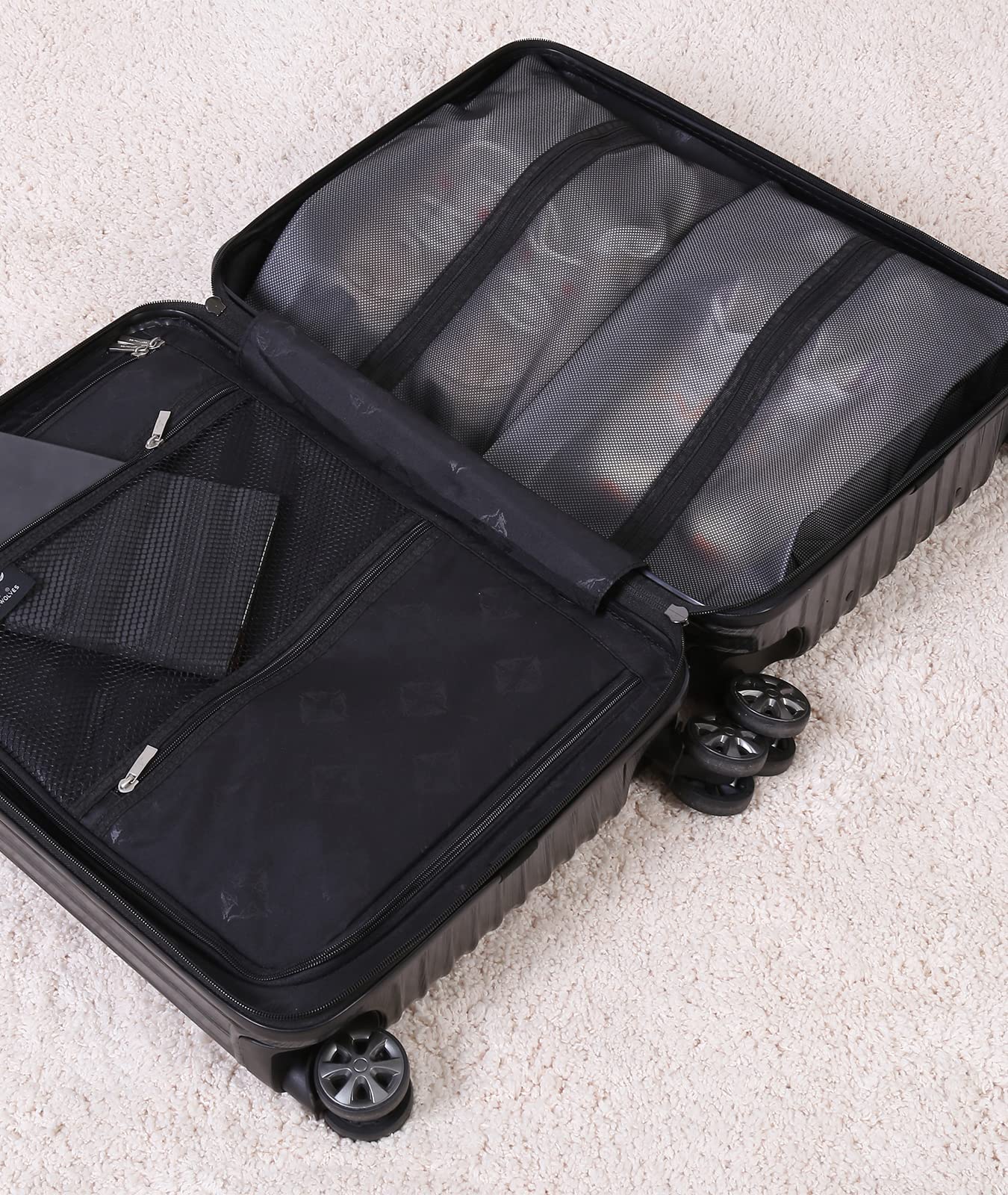 2-pack travel shoe bags for Umrah and Hajj — durable waterproof fabric with drawstring closure